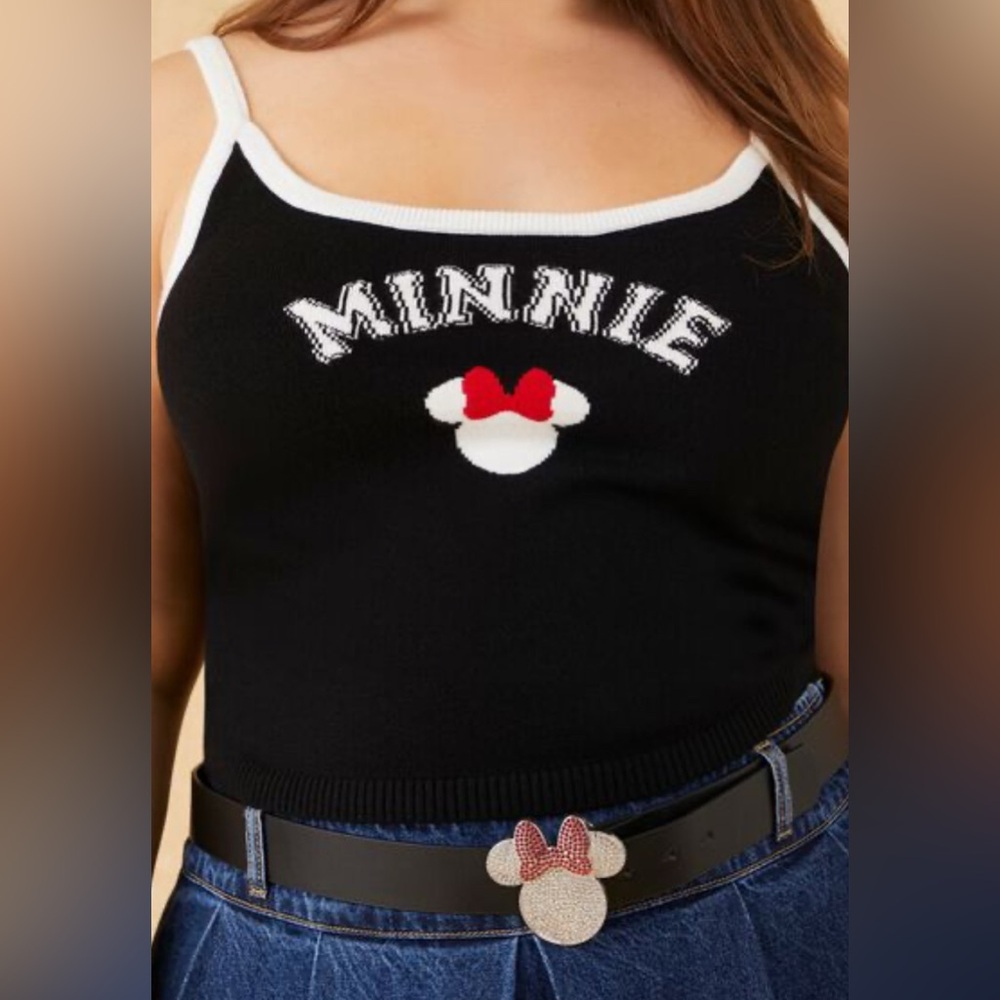 Plus Size Disney Minnie Sweater-Knit Cami - Picture 1 of 4